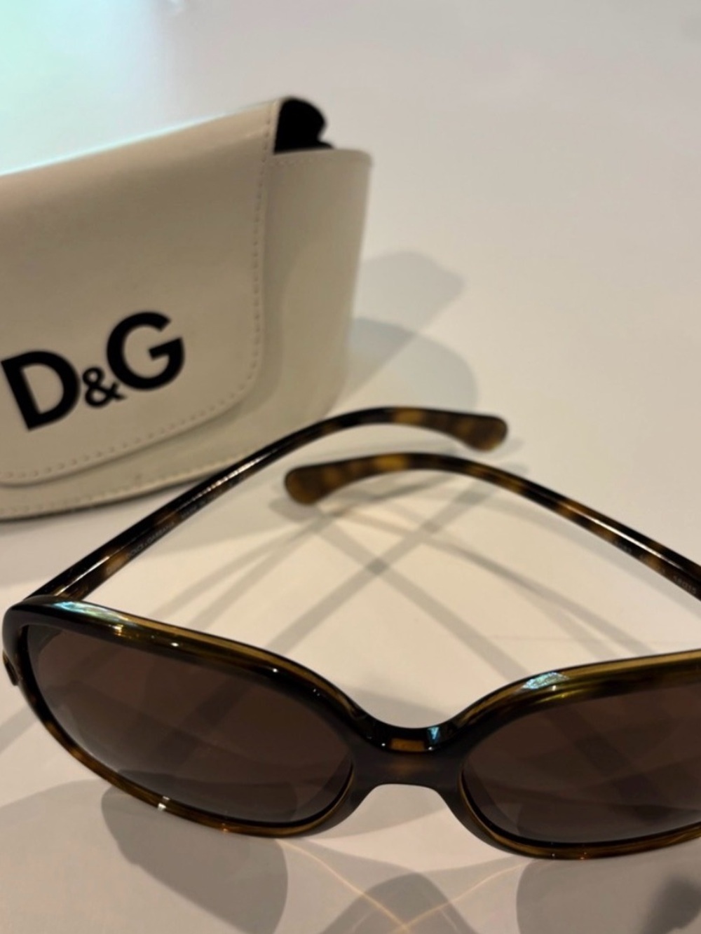 Dolce & Gabbana Women's Tortoiseshell Sunglasses with Brown Lenses